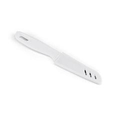 Vue Couteau en acier inoxydable et PP - Mikus de couleur blanc| Krokrodeal