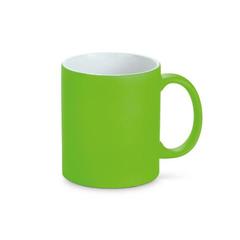 Vue Tasse en céramique avec finition néon 350 mL - Lynch de couleur vert| Krokrodeal