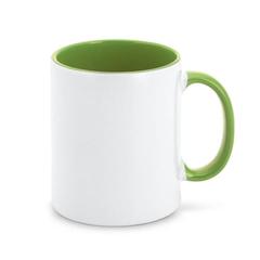 Vue Tasse en céramique idéale pour la sublimation - Mocha de couleur vert| Krokrodeal