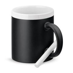Vue Mug en céramique 360 mL - Chalkie de couleur blanc| Krokrodeal