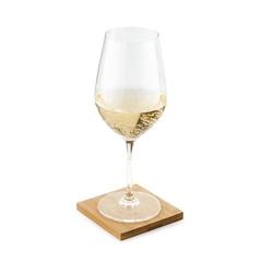 Vue Dessous de verre en bambou - Gauthier de couleur beige| Krokrodeal
