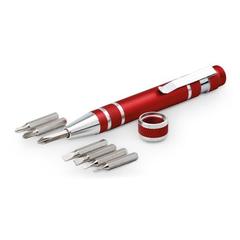 Vue Boîte à outils - Toolpen de couleur rouge| Krokrodeal