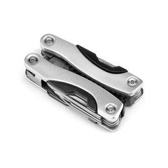 Vue Mini pince multi-fonctions pliable en acier inoxydable et aluminium - Dunito de couleur gris| Krokrodeal
