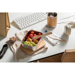 Vue générale SHINO. Lunch Box. Boîte hermétique en bambou de 800 ml | Krokrodeal
