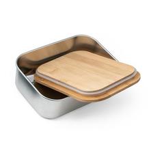 Vue SHINO. Lunch Box. Boîte hermétique en bambou de 800 ml de couleur beige| Krokrodeal