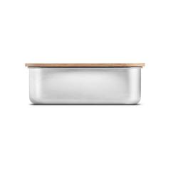 Vue SHINO. Lunch Box. Boîte hermétique en bambou de 800 ml de couleur beige| Krokrodeal