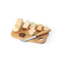 Vue Planche et couteaux à fromage - Cappero de couleur beige| Krokrodeal