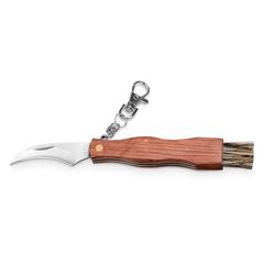 Vue Canif en acier inoxydable et bois - Gunter de couleur beige| Krokrodeal