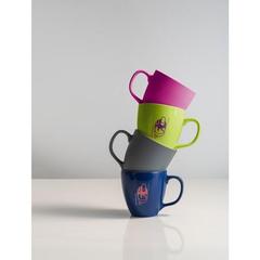 Vue générale Tasse en porcelaine avec hydroglaçage 450 mL - Panthony mat | Krokrodeal
