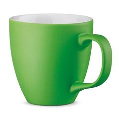 Vue Tasse en porcelaine avec hydroglaçage 450 mL - Panthony mat de couleur vert| Krokrodeal