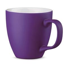 Vue Tasse en porcelaine avec hydroglaçage 450 mL - Panthony mat de couleur violet| Krokrodeal