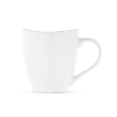 Vue Mug en céramique 310 mL - Lisetta de couleur blanc| Krokrodeal