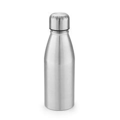 Vue Bouteille de sport en aluminium 500 mL - Beane de couleur gris| Krokrodeal