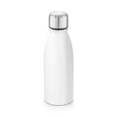Vue Bouteille de sport en aluminium 500 mL - Beane de couleur blanc| Krokrodeal