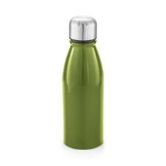 Vue Bouteille de sport en aluminium 500 mL - Beane de couleur vert| Krokrodeal