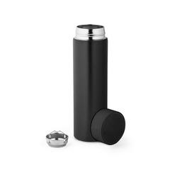 Vue Tasse de voyage 470mL en acier inox - Rossi de couleur noir| Krokrodeal