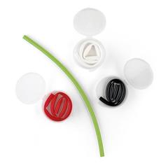 Vue générale Paille en silicone réutilisable - Drinky | Krokrodeal