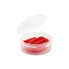 Vue Paille en silicone réutilisable - Drinky de couleur rouge| Krokrodeal