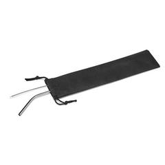 Vue Paille en acier inoxydable réutilisable - Cocktail de couleur gris| Krokrodeal