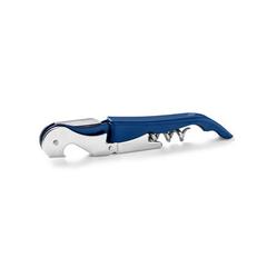 Vue Tire-bouchon en métal et PP - Malbec de couleur bleu| Krokrodeal