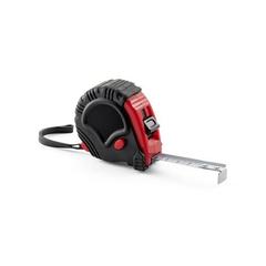 Vue Mètre ruban de 5m en ABS - Guliver v de couleur rouge| Krokrodeal