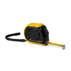 Vue Mètre ruban de 3 m avec frein en ABS - Vancouver iii de couleur jaune| Krokrodeal