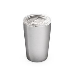 Vue Tasse de voyage 380mL en acier inox - Slider de couleur gris| Krokrodeal