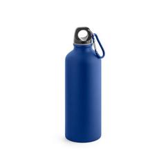 Vue Bouteille aluminium 550mL avec mousqueton - Collina de couleur bleu| Krokrodeal