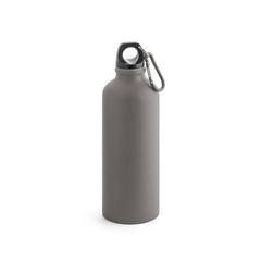 Vue Bouteille aluminium 550mL avec mousqueton - Collina de couleur gris| Krokrodeal