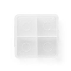 Vue Jeu de cubes réutilisables en acier inoxydable - Glacier de couleur gris| Krokrodeal