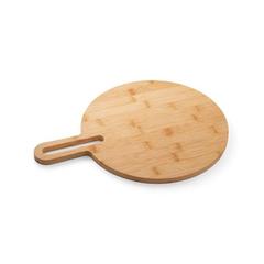 Vue Planche ronde en bambou - Caraway round de couleur beige| Krokrodeal