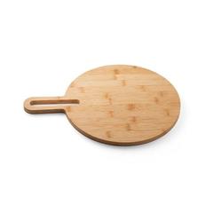 Vue Planche ronde en bambou - Caraway round de couleur beige| Krokrodeal