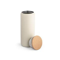 Vue Thermos en acier inoxydable 600 ml - Lavine 600 de couleur beige| Krokrodeal