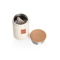 Vue Bouteille thermique en acier inoxydable de 350 mL - Lavine 350 de couleur beige| Krokrodeal