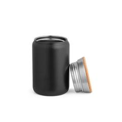 Vue Bouteille thermique en acier inoxydable de 350 mL - Lavine 350 de couleur noir| Krokrodeal