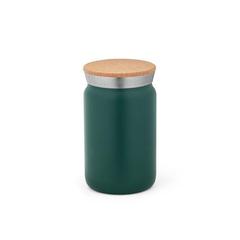 Vue Bouteille thermique en acier inoxydable de 350 mL - Lavine 350 de couleur vert| Krokrodeal