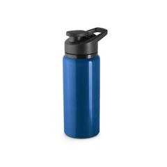 Vue Bouteille de sport en 90% aluminium recyclé 660 mL - Shawn de couleur bleu| Krokrodeal