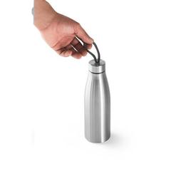 Vue Bouteille en acier inoxydable recyclé à 90% (710 mL) - Morgan de couleur gris| Krokrodeal