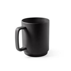 Tasse en céramique avec corps cylindrique 330 mL - Mighty publicitaire pas cher