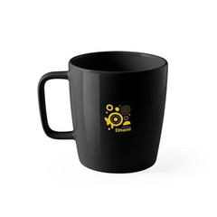 Vue Mug en céramique 450 mL - Dhoni de couleur noir| Krokrodeal