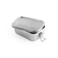 Vue ALLSPICE. Lunch Box. Boîte hermétique robuste en acier inoxydable (90% recyclé) 750 mL de couleur gris| Krokrodeal