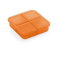 Vue Boîte à pilules à 4 compartiments - Roberts de couleur orange| Krokrodeal