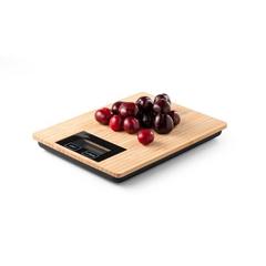 Vue Balance de cuisine numérique en bambou - Heisenberg de couleur beige| Krokrodeal
