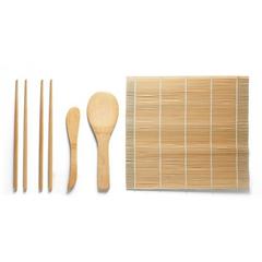 Vue Set pour sushi en bambou - Morimoto de couleur beige| Krokrodeal