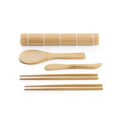 Vue Set pour sushi en bambou - Morimoto de couleur beige| Krokrodeal