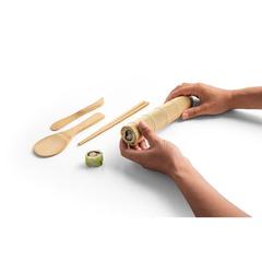 Vue Set pour sushi en bambou - Morimoto de couleur beige| Krokrodeal