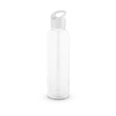 Vue Bouteille en verre 500mL avec bouchon en PP - Portis glass de couleur blanc| Krokrodeal