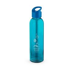 Vue Bouteille en verre 500mL avec bouchon en PP - Portis glass de couleur bleu| Krokrodeal