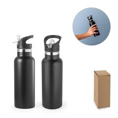 Vue générale Bouteille 570mL en acier inox avec bouchon en PP - Norton | Krokrodeal