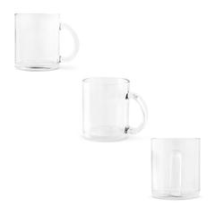 Vue générale Mug en verre 350ml pour sublimation - Carmo | Krokrodeal